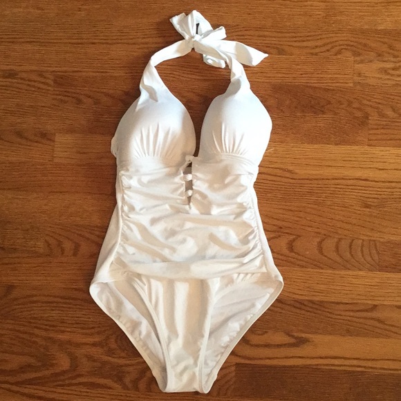 NWOT RALPH LAUREN ONE PIECE HALTER SWIMSUIT - Picture 3 of 4